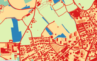 Carte indicative d'un IQS de la région de Morges, présentée lors de l'achèvement de la première phase du projet pilote.