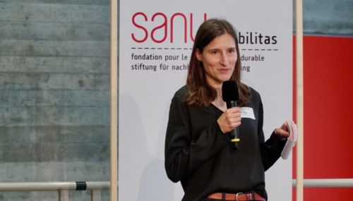 Rückblick auf den nationalen BodenQI-Tagung. Rede von Carole Imhof, Projektleiterin zum Thema Boden bei Sanu Durabilitas.